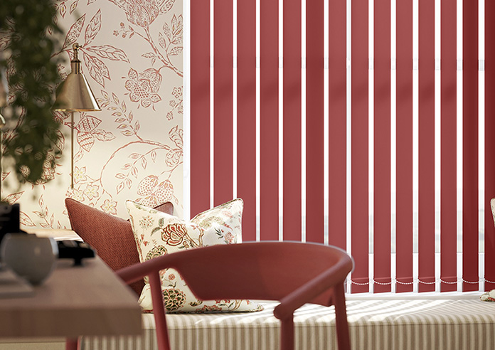 Orion (Blackout), Deep Carmine - Vertical Blind - Image 5